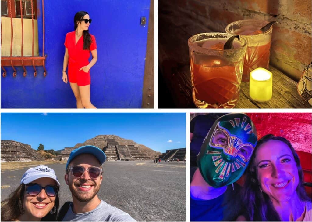 4 days in mexico city with a photo for each day