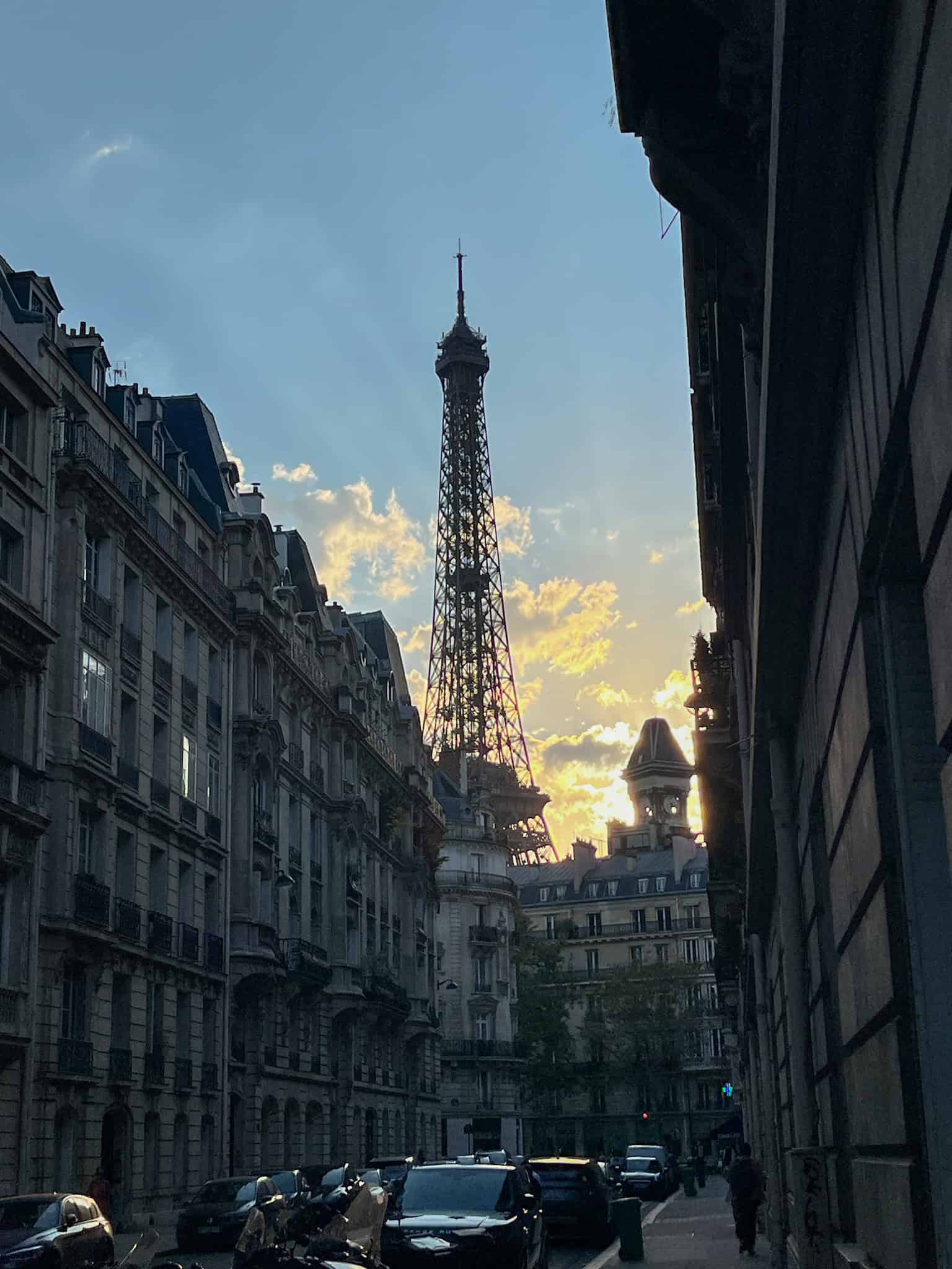 Nothing says "Paris" like catching the Eiffel Tower glowing at sunset — an essential stop on your one day in Paris.