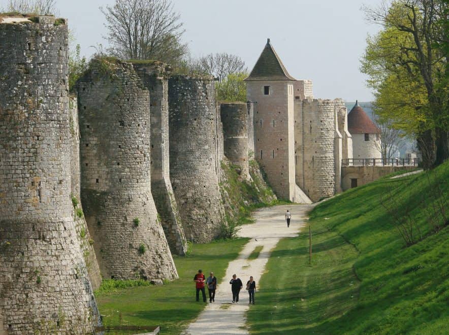 Medieval ramparts and towers at Provins UNESCO World Heritage site, perfect for day trips from Paris by train