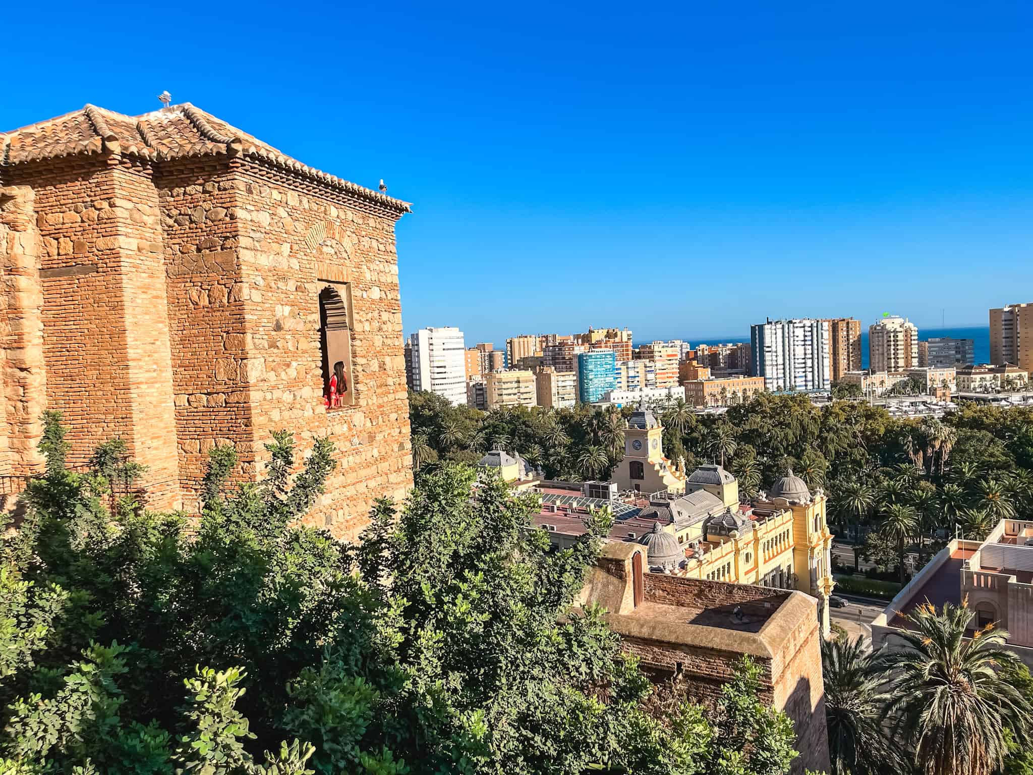 Alcazaba fortress overlooking the city, essential things to do in malaga for history lovers