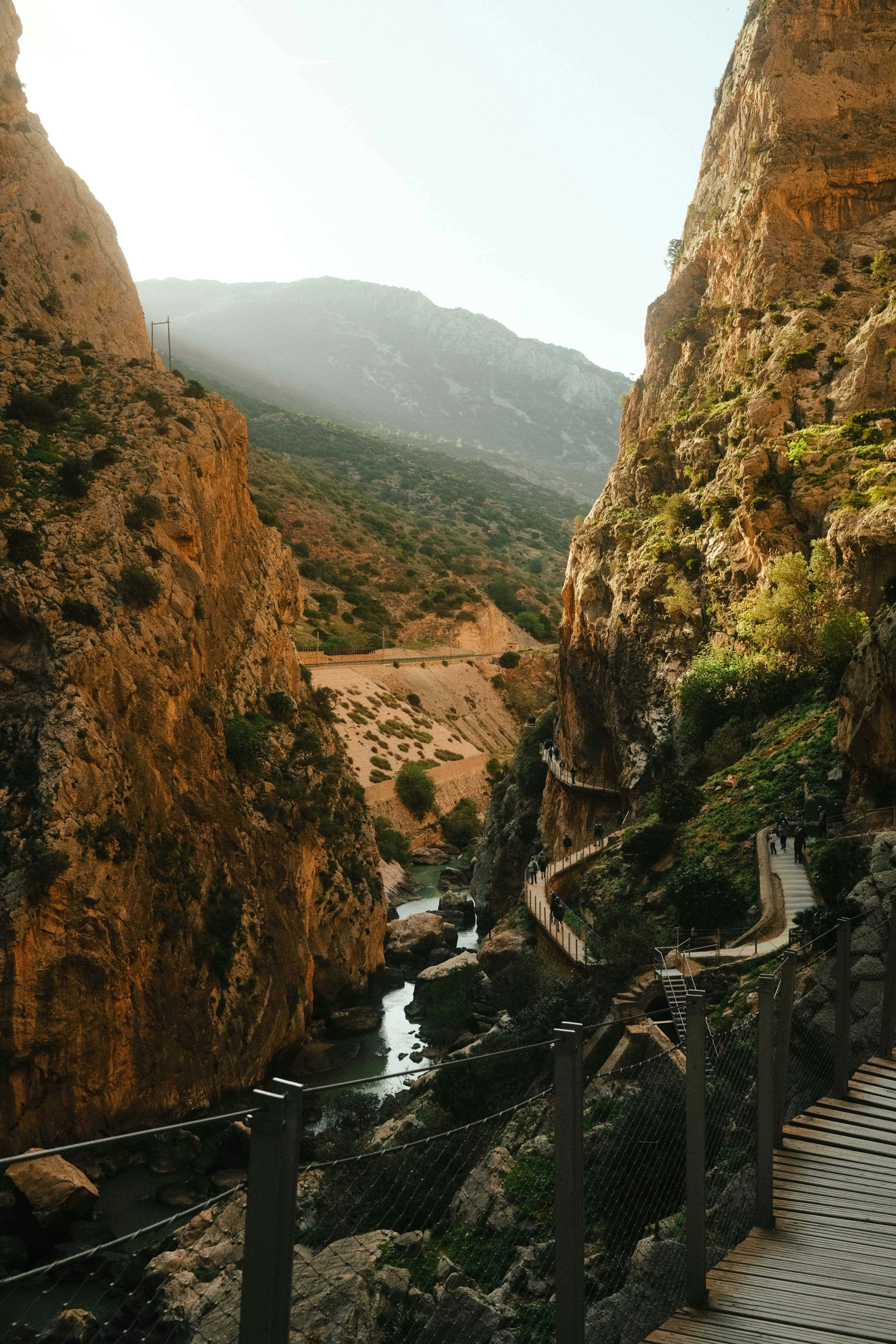 caminito del rey walk in the gorge - one of the best activities in malaga