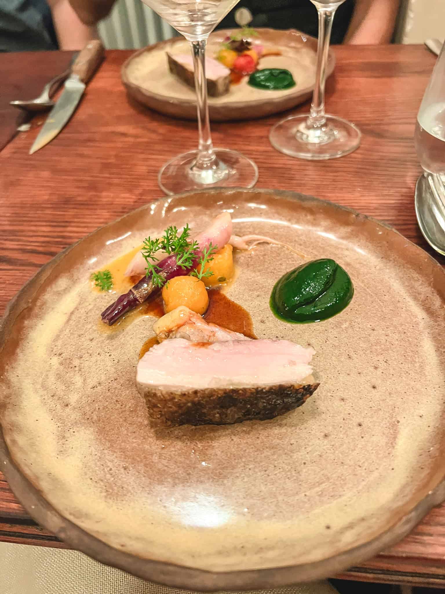 beautiful presentations at magma, one of the best restaurants in Paris