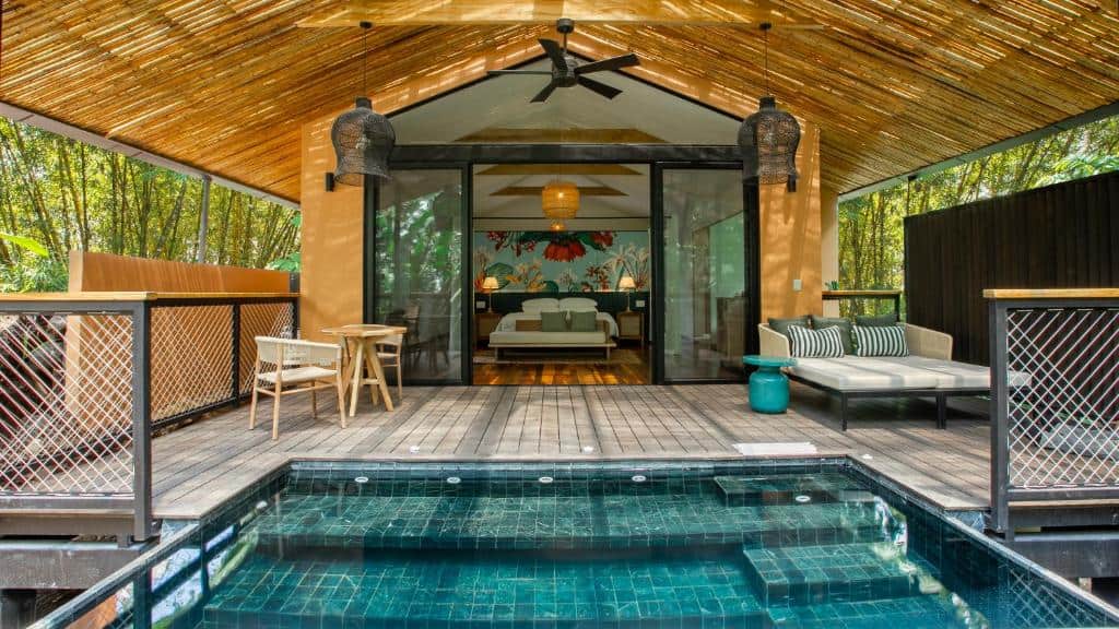 Nayara Gardens resort Nayara springs resort with luxury bed in la fortuna costa rica