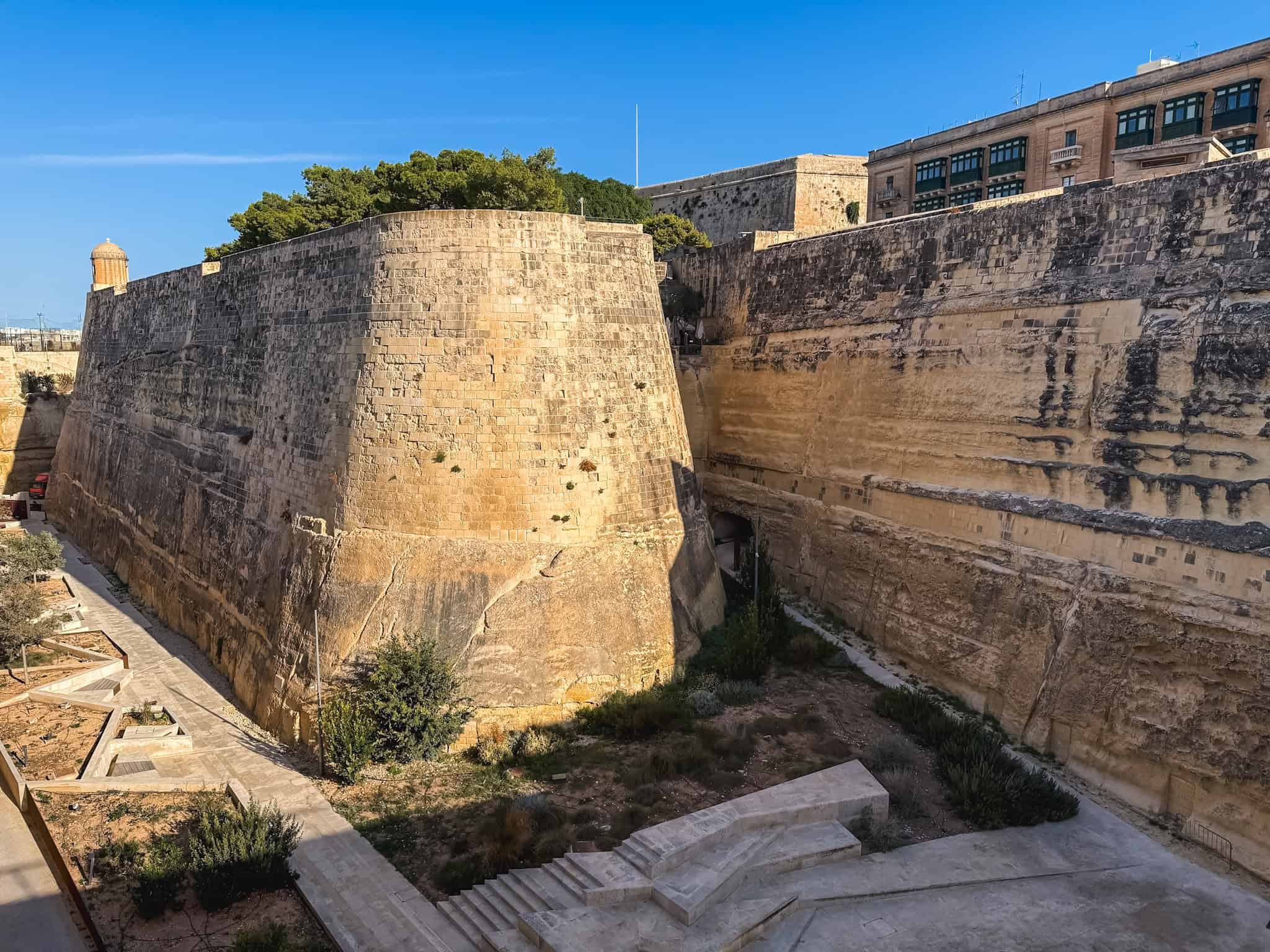 Historic Valletta fortifications and limestone bastions UNESCO World Heritage Malta attractions