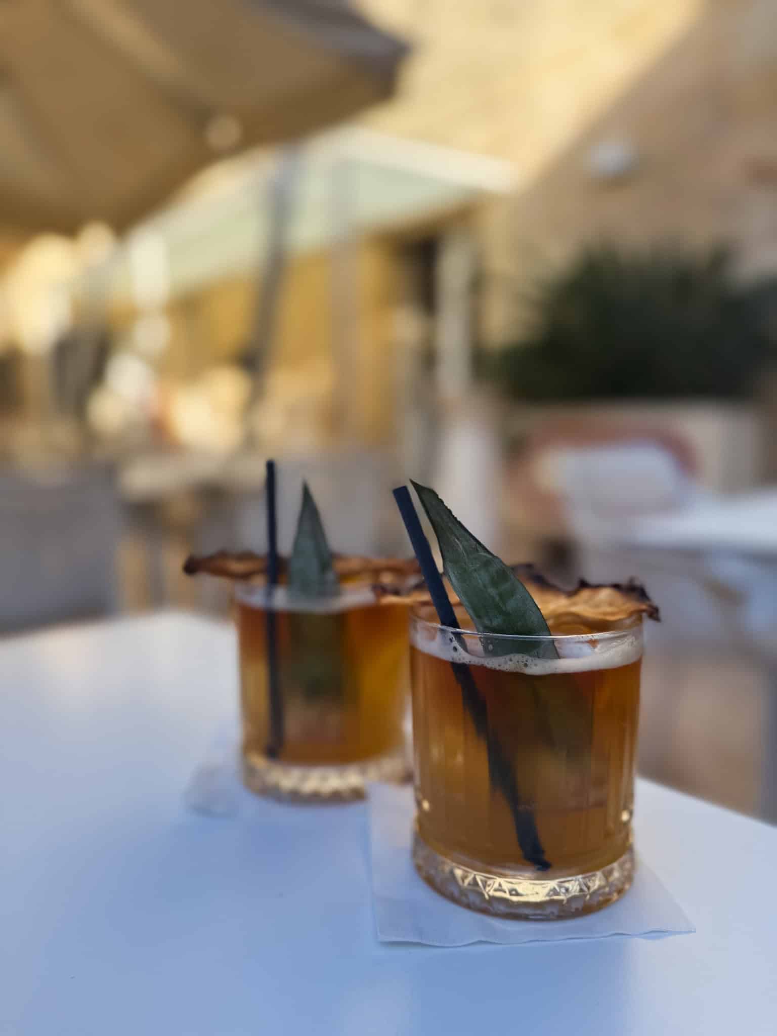 Refreshing cocktails in Mdina