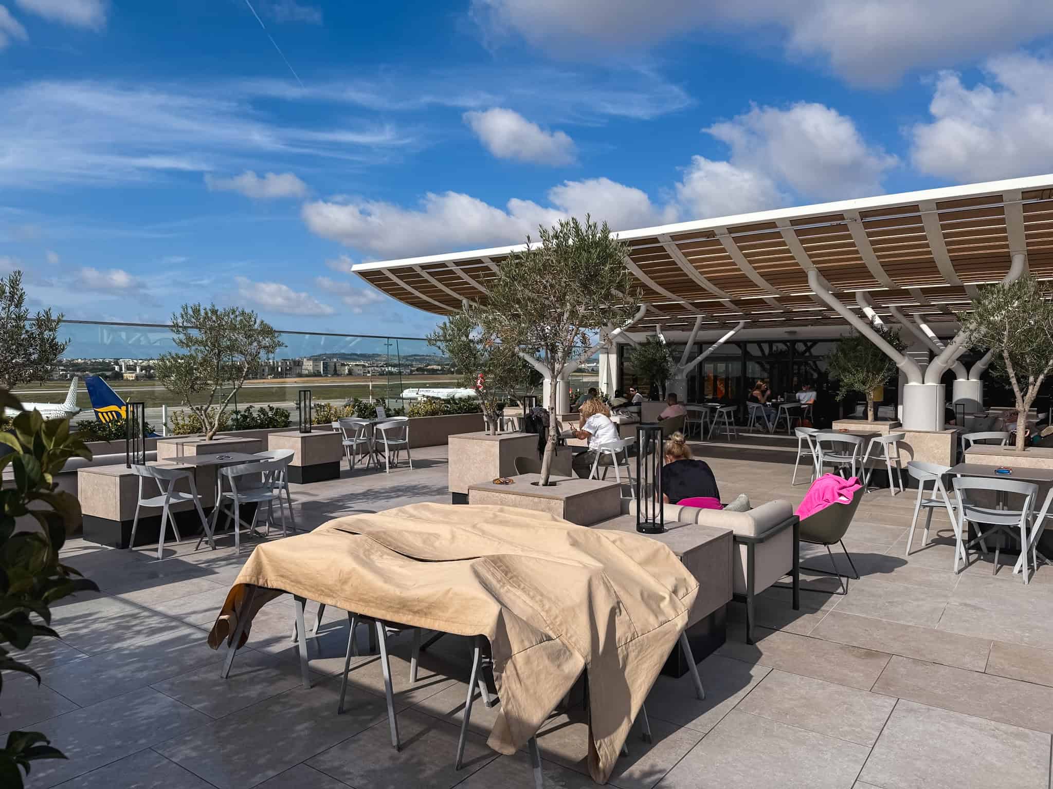 La Valetta lounge patio in Malta
