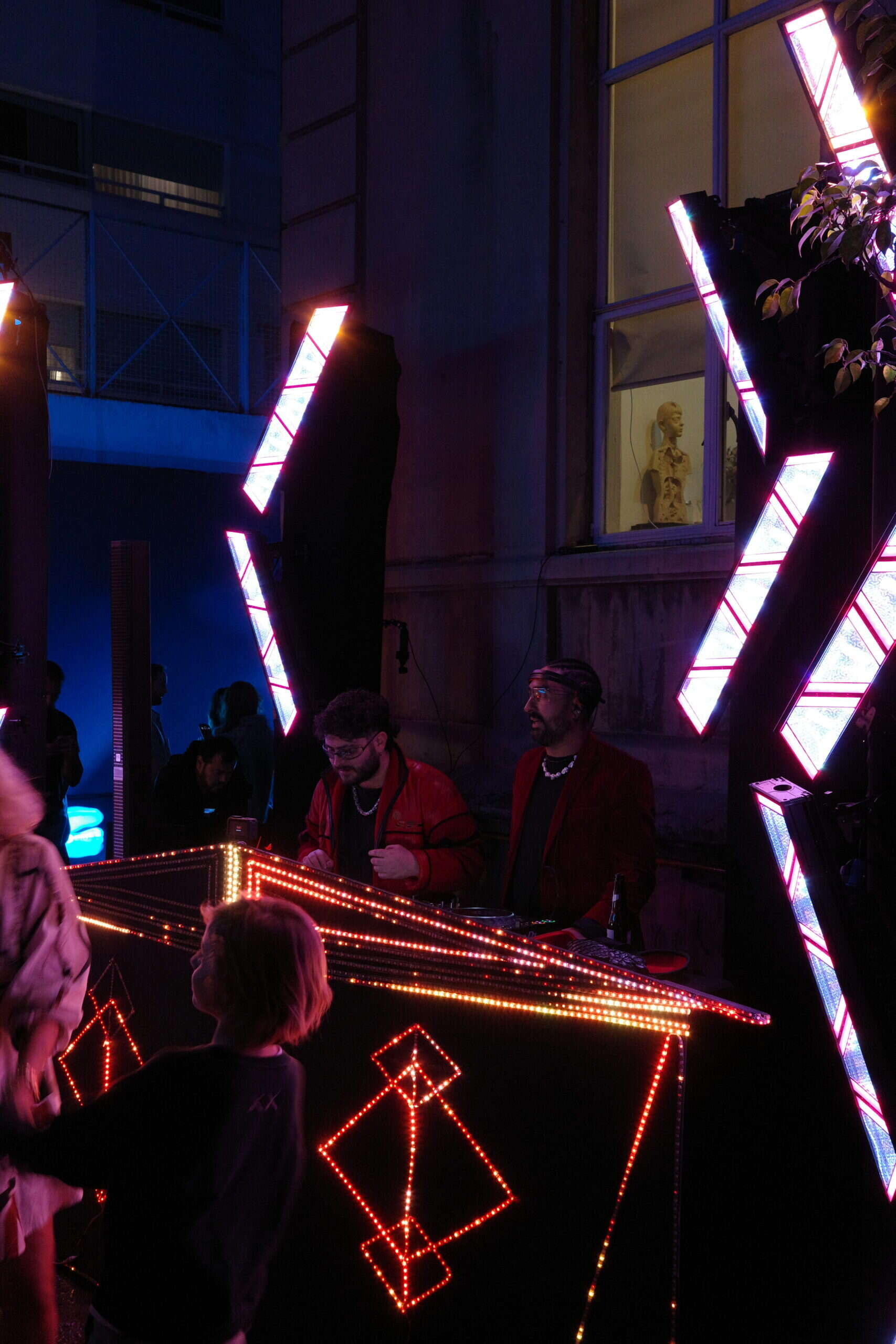 dj set during art week in mexico city