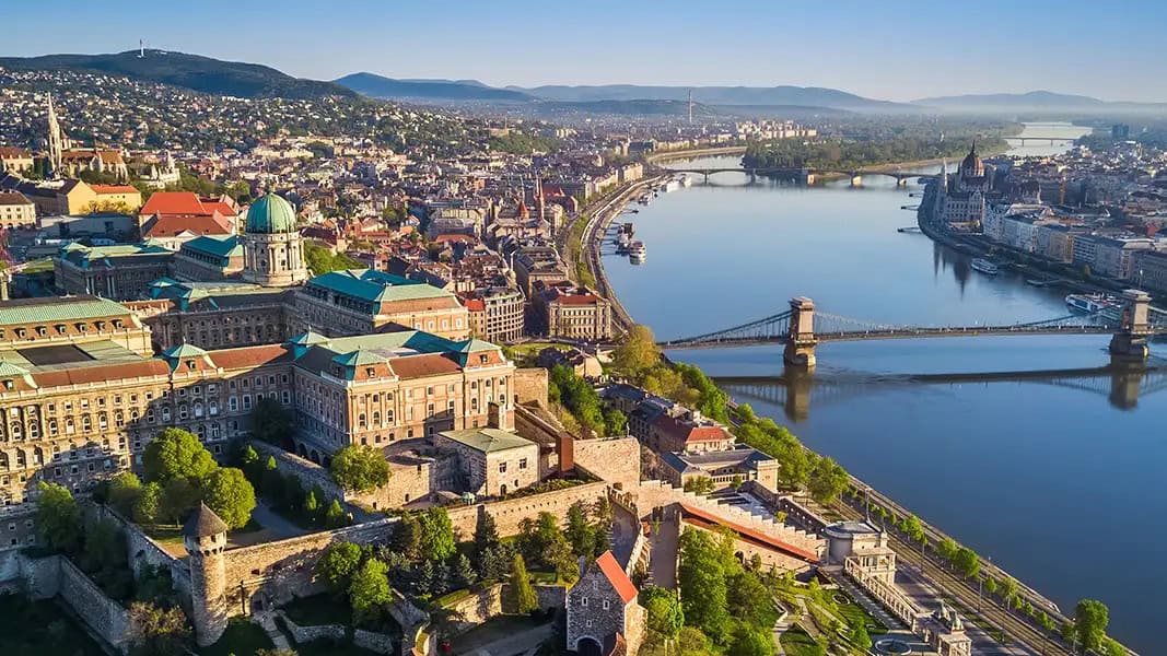 Budapest coastline, one of the best spots for a european summer vacation