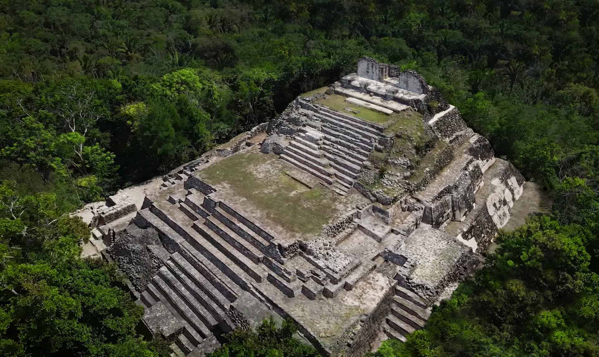 ichkabal ruins near bacalar in mexico