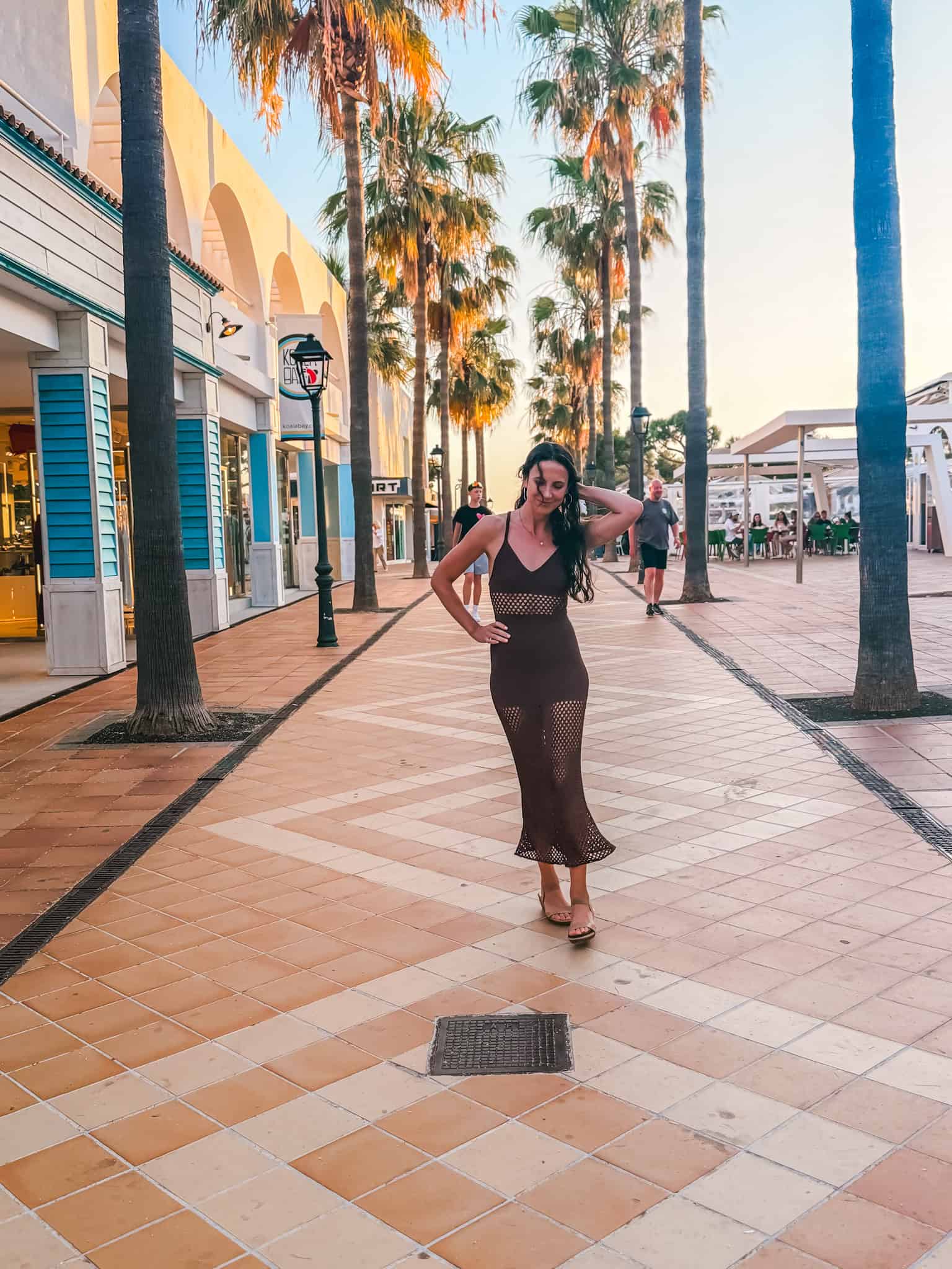 Evening stroll through Cala d'Or marina area during a one week in Mallorca itinerary