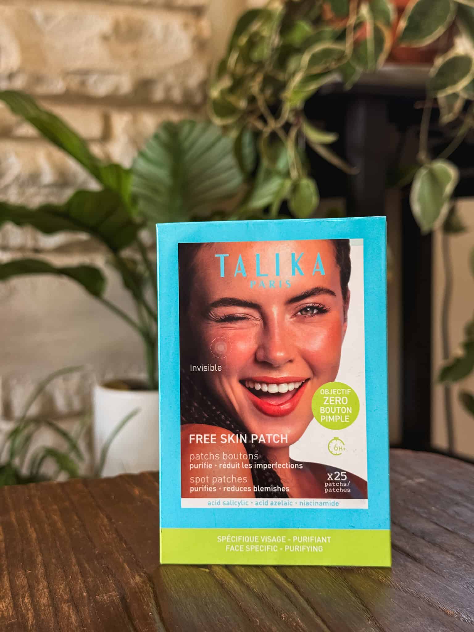 Talika Paris Free Skin Patch spot patches box, a popular French pharmacy product for treating blemishes